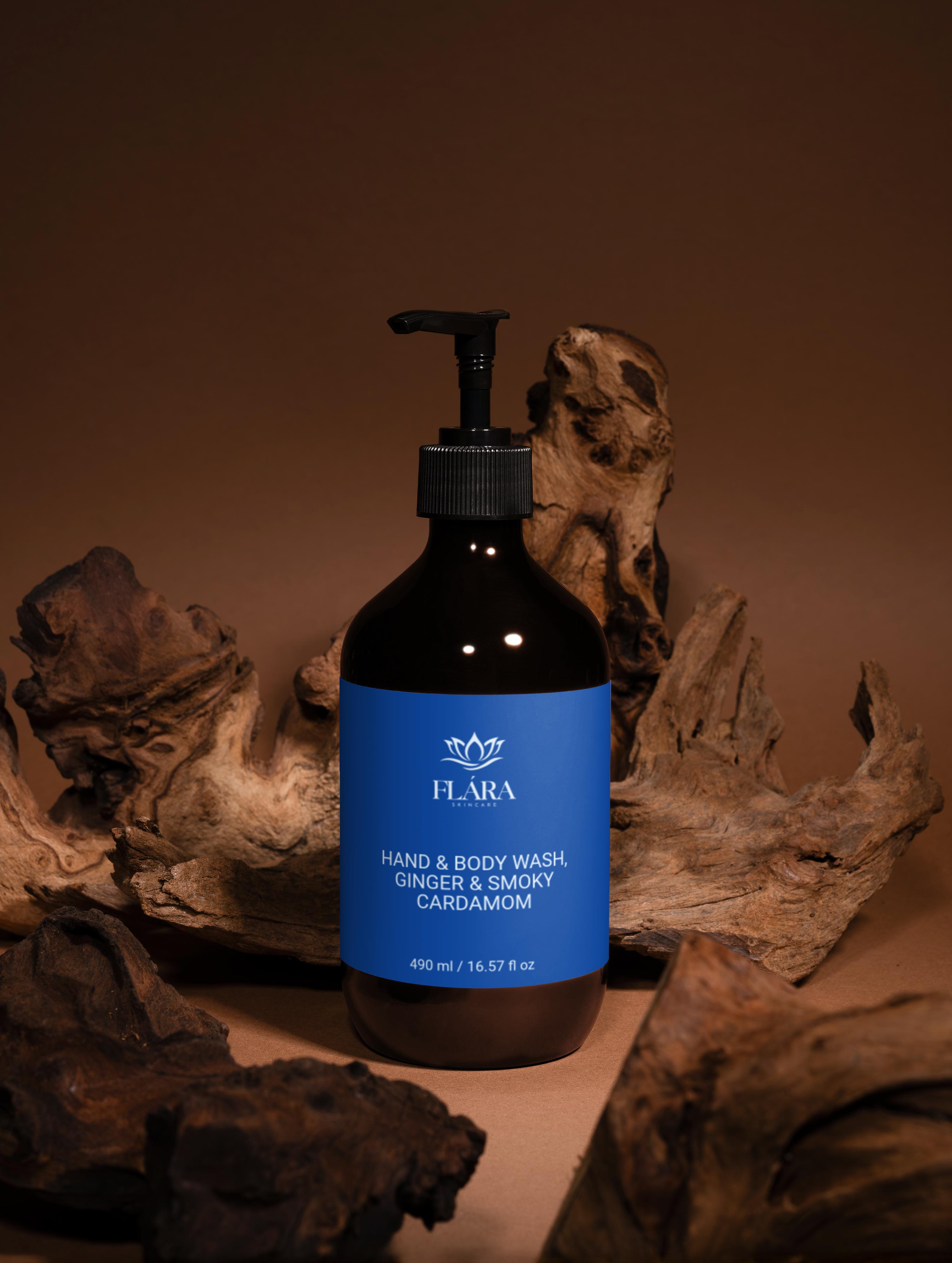 Hand & Body Wash, Ginger & Smoky Cardamom
